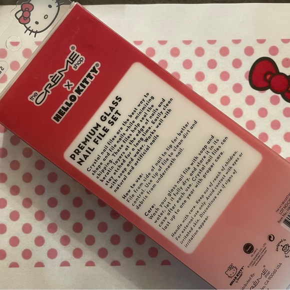 Rare Hello Kitty Premium Glass Nail File Set - Picture 2 of 2